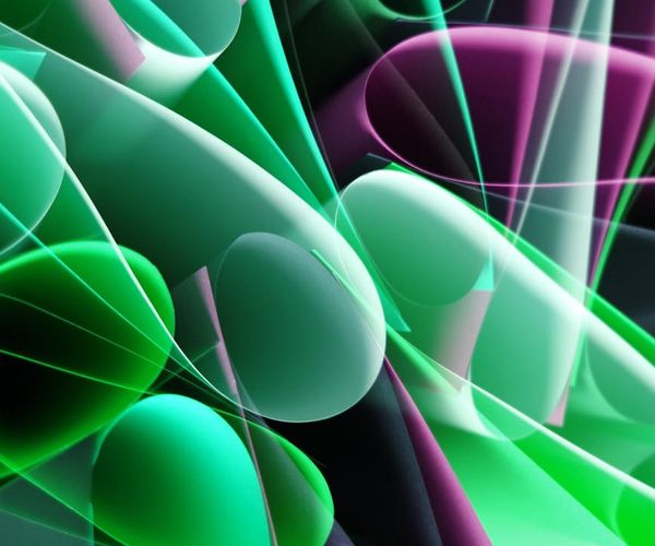 Futuristic abstract representation of focus and mental clarity